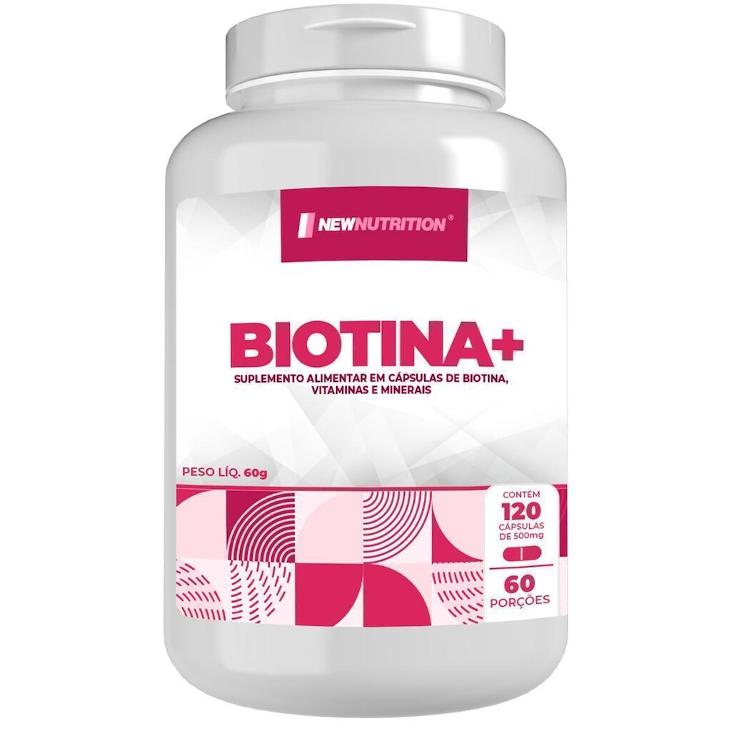 Biotina Plus - 120 Cápsulas NEWNUTRITION