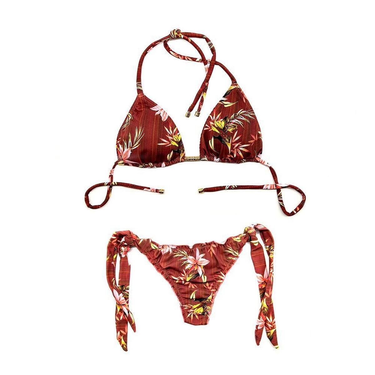 Biquíni franzido Clearance