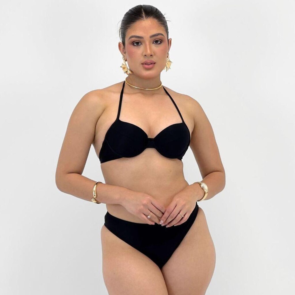 Biquíni Sabrieli com Bojo Tanga Feminino
