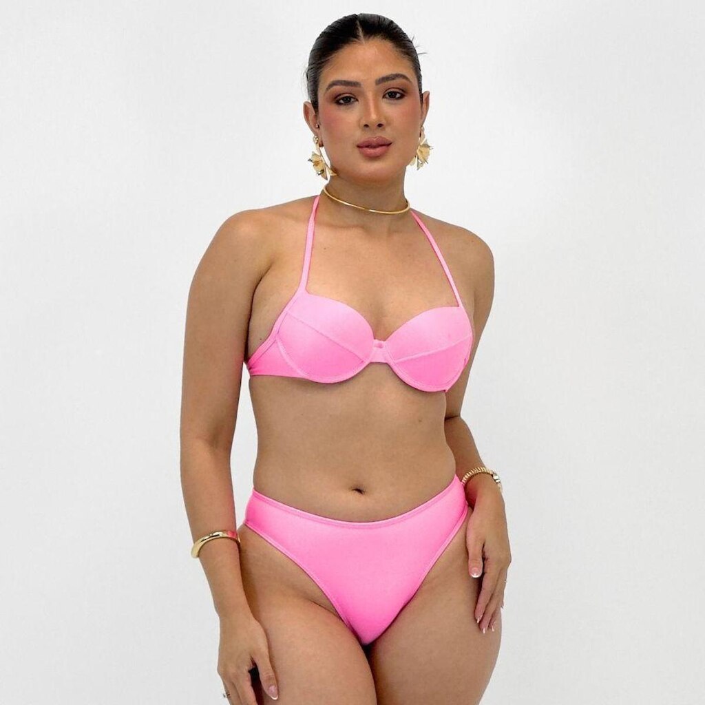 Biquíni Sabrieli com Bojo Tanga Feminino