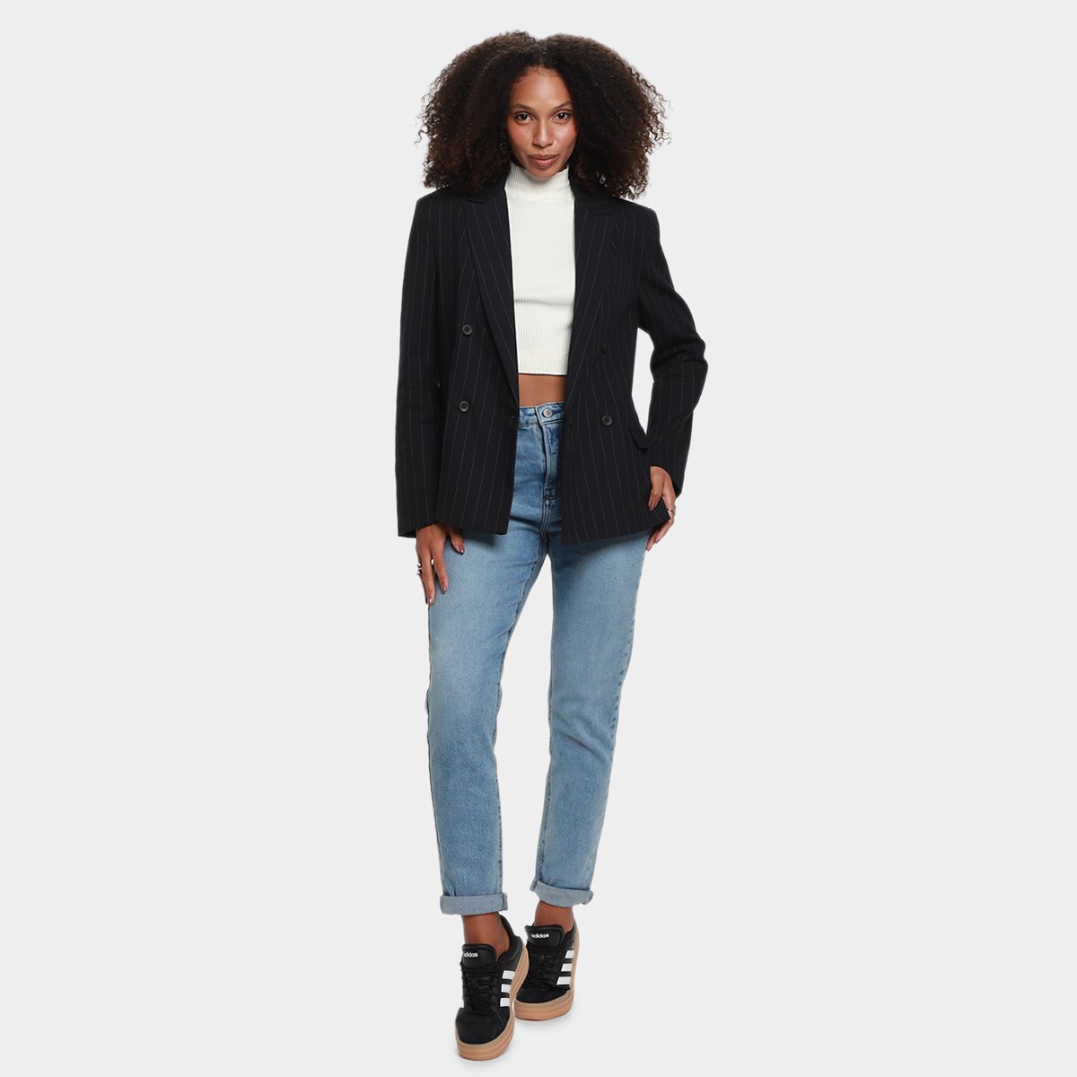 Blazer Calvin Klein Double Breasted Feminino - 4