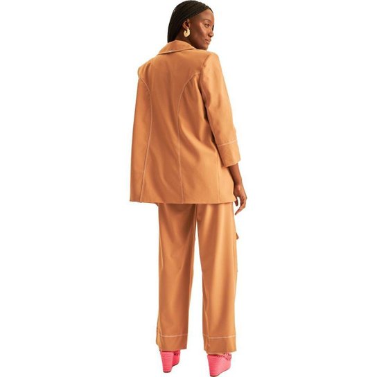 Blazer Lança Perfume Alfaiataria Oversized Feminino