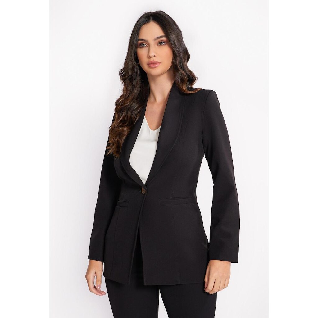 Blazer Rigotto Marbelle Preto
