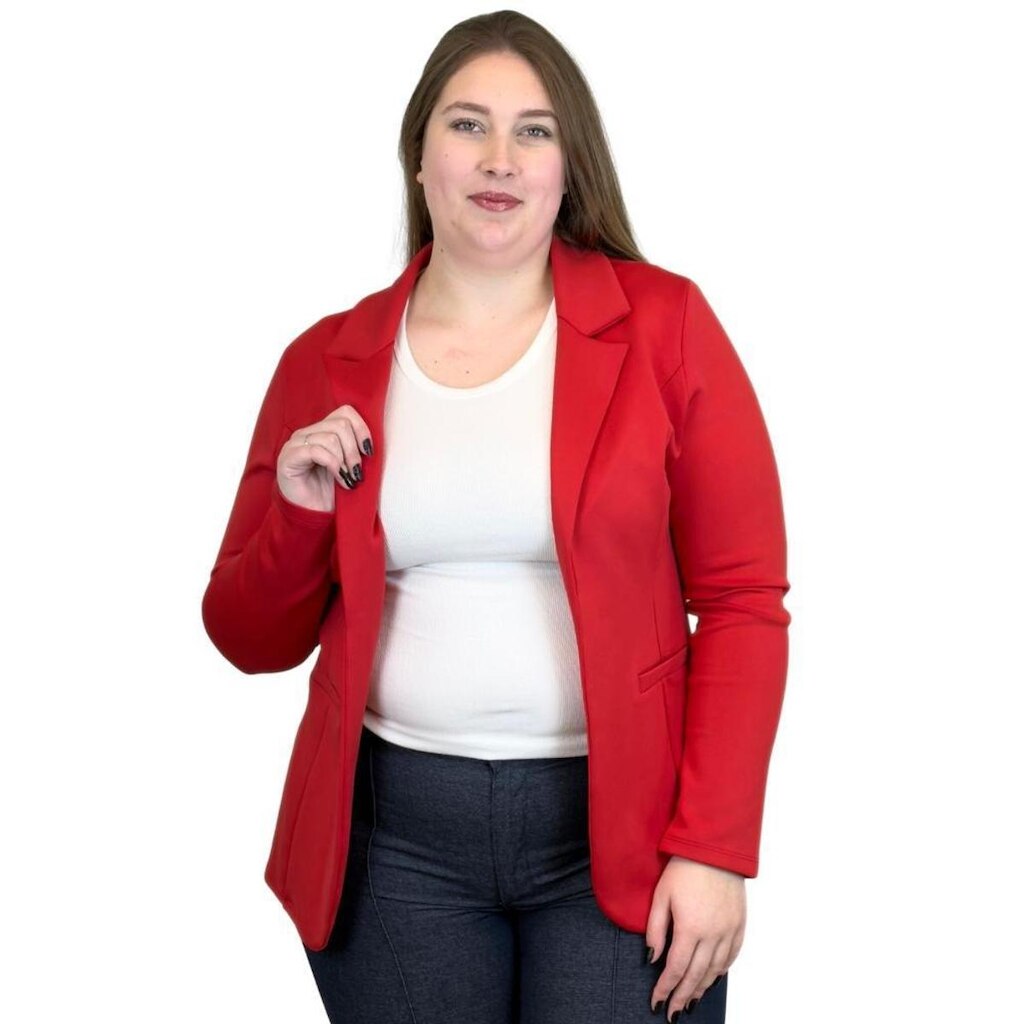 Blazer Simô Manga Longa Plus Size Feminino