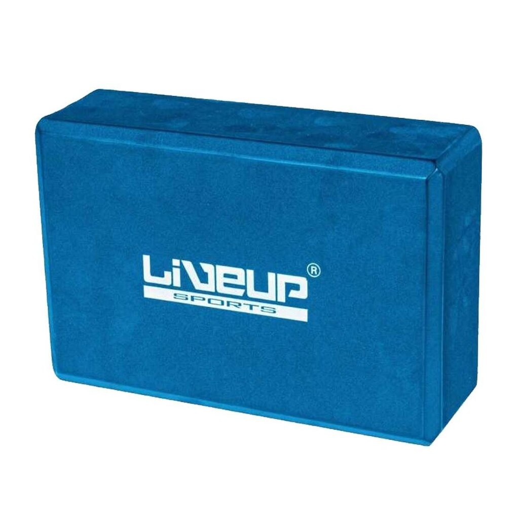 Bloco em Eva para Yoga e Pilates LS3233 Liveup Azul