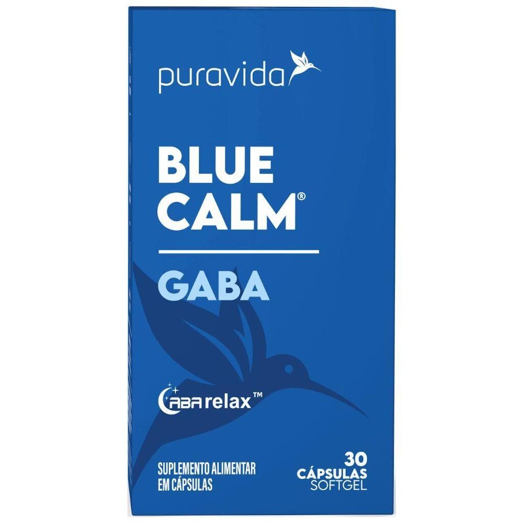 Blue Calm Gaba 30 Capsulas Soft Gel - PuraVida