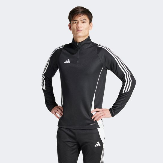 Blusa Adidas Tiro 24 Masculina - Preto+Branco é ruim? Blusa Adidas Tiro 24 Masculina - Preto+Branco é boa?
