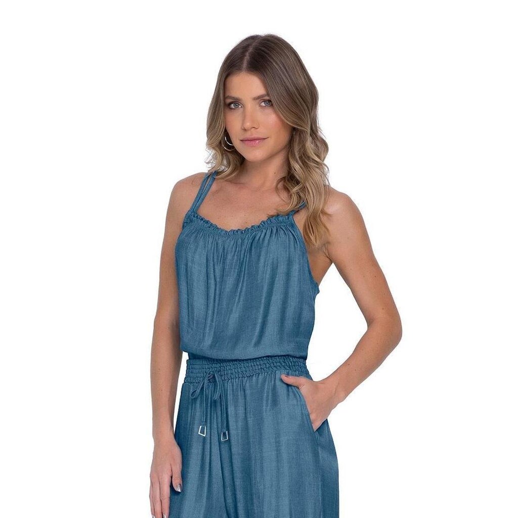 Blusa Alça Tencel