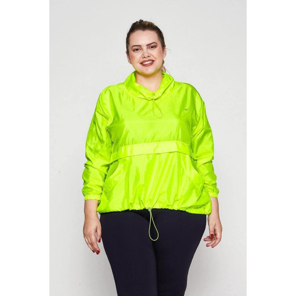 blusinha neon plus size