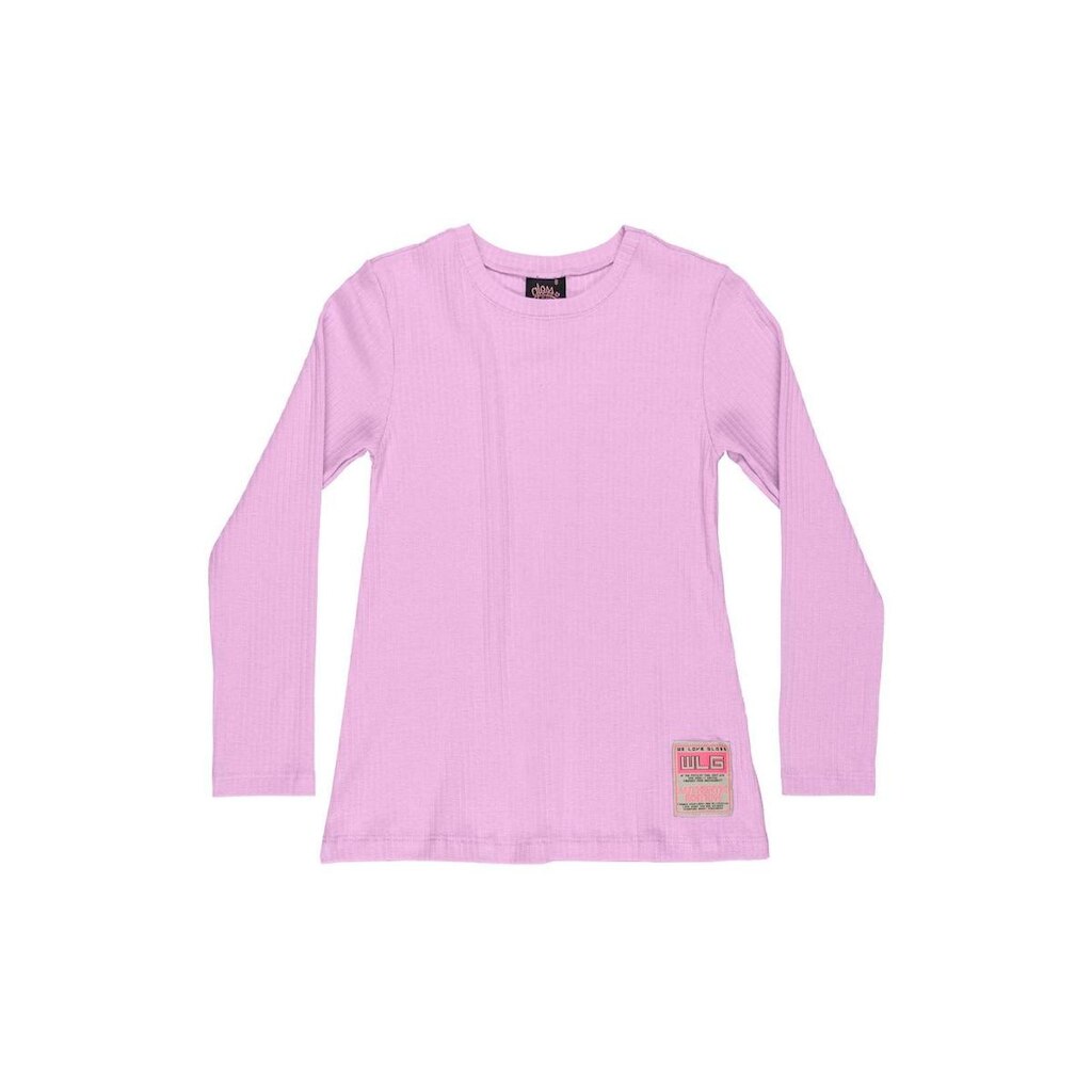 Blusa Alongada com Abertura Lateral Juvenil Gloss