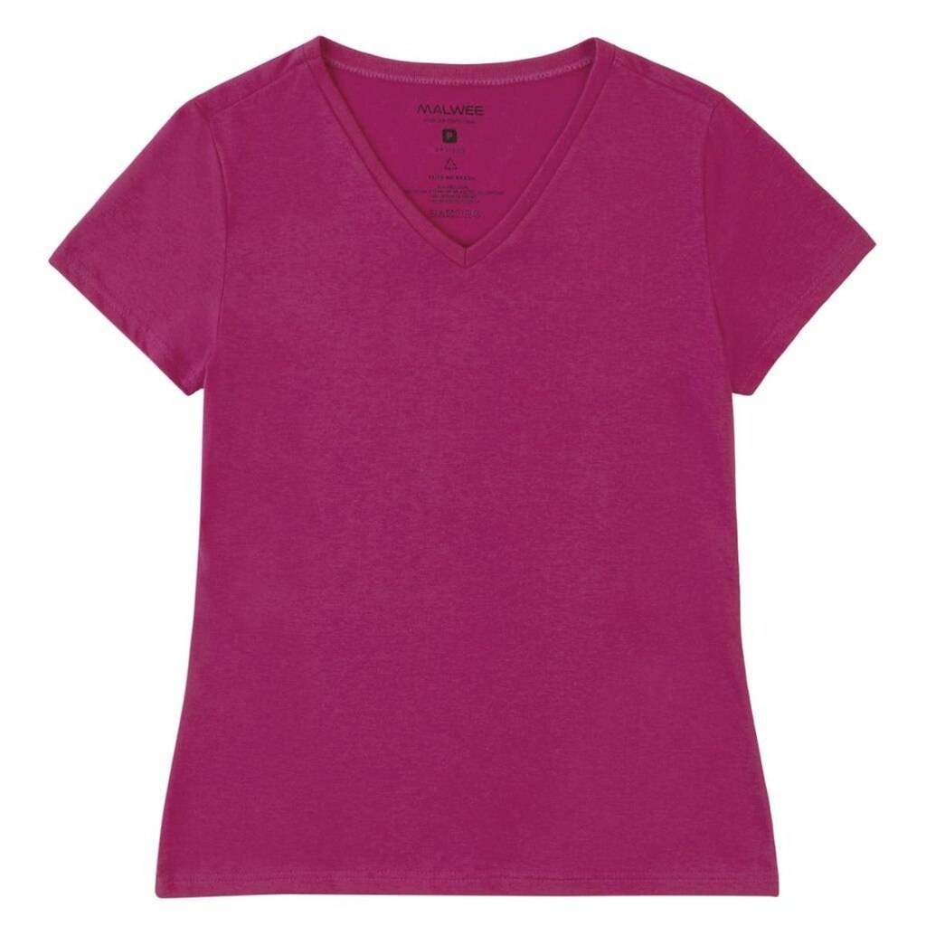 Blusa Baby Look Feminina Gola V Malwee Ref. 47373