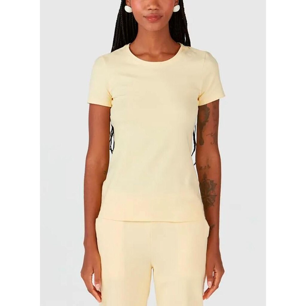 Blusa Baby Look Malwee 1000004500 Feminina Algodão T. P/XGG