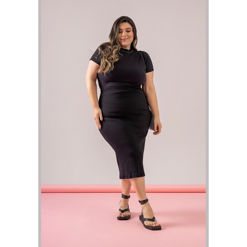 Blusa Básica de Manga Curta Just Basic