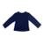 Blusa Básica Hering Kids Infantil Menina Manga Longa Azul Marinho - Azul+Marinho