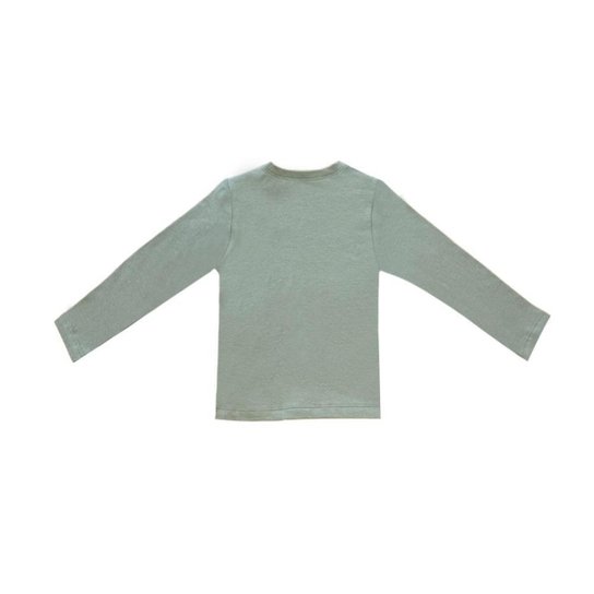 Blusa Básica Hering Kids Infantil Menina Manga Longa Verde
