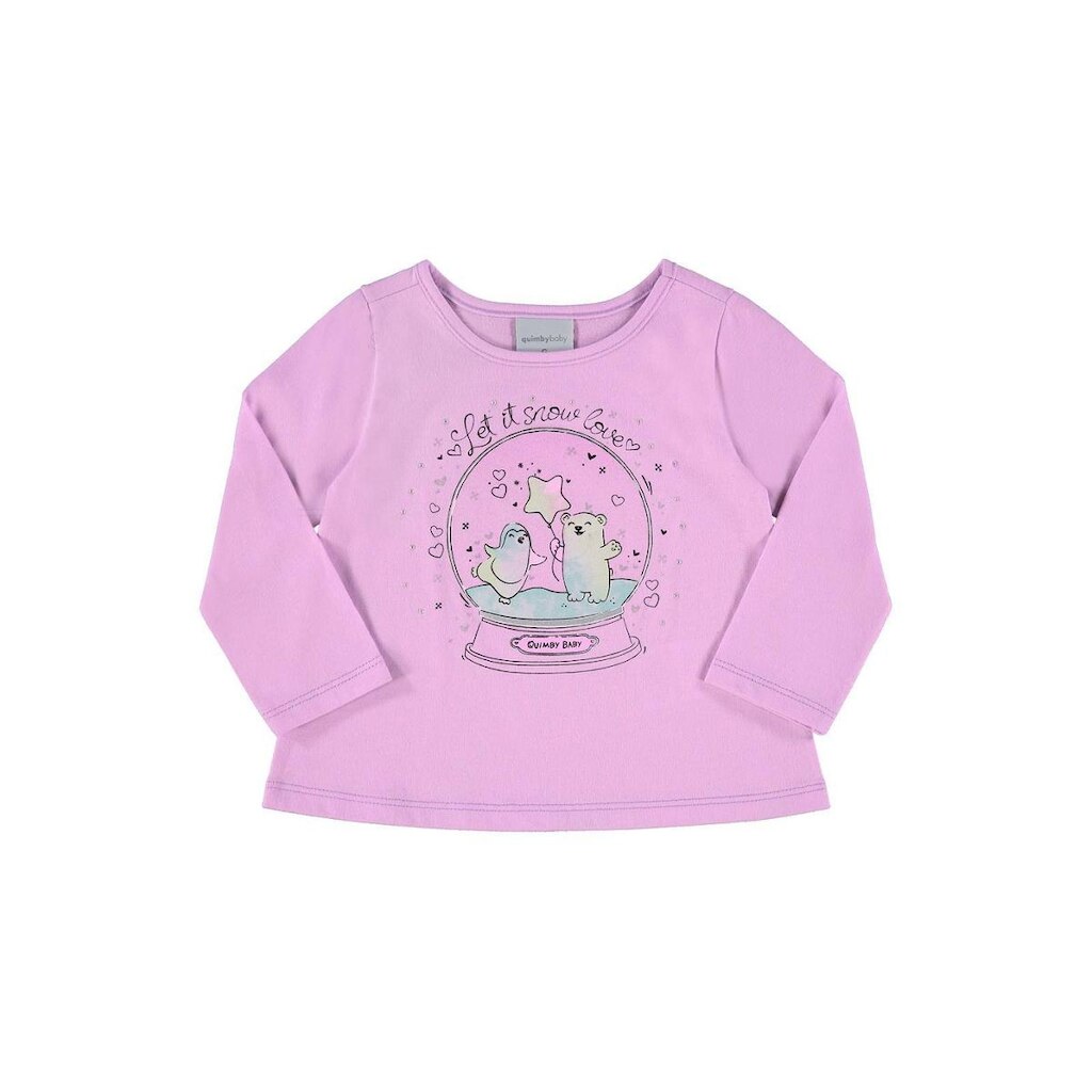 Blusa Bebê Manga Longa Quimby