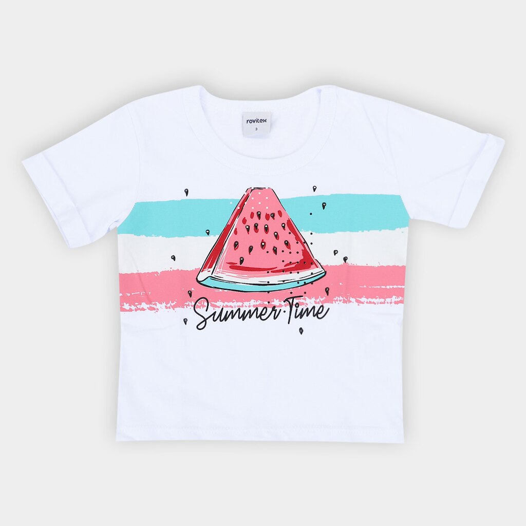 Blusa Bebê Rovitex Summer Time Menina
