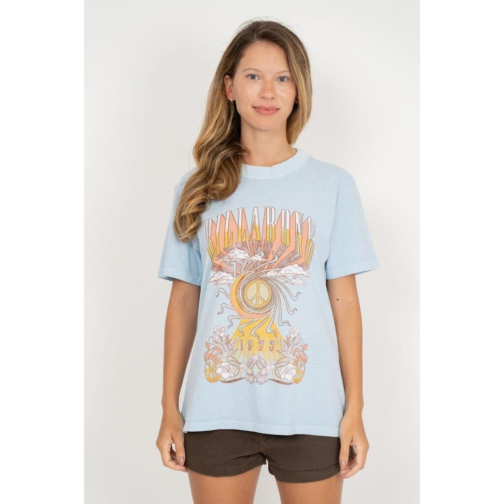 Blusa Billabong M/C Ride The Wave Azul-Azul-P