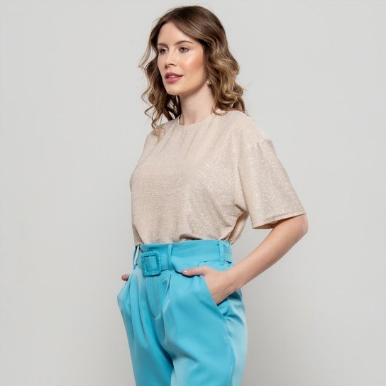 Blusa Bisô Lurex