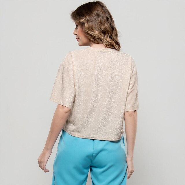 Blusa Bisô Lurex