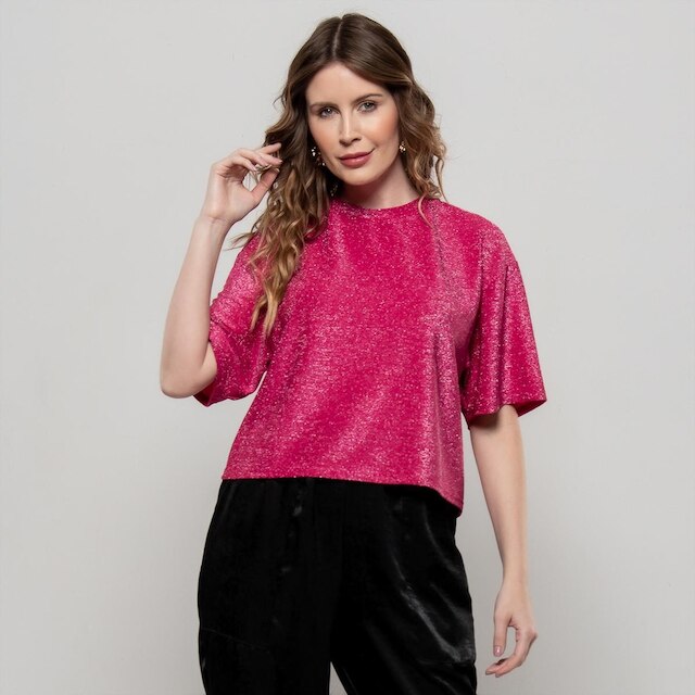 Blusa Bisô Lurex