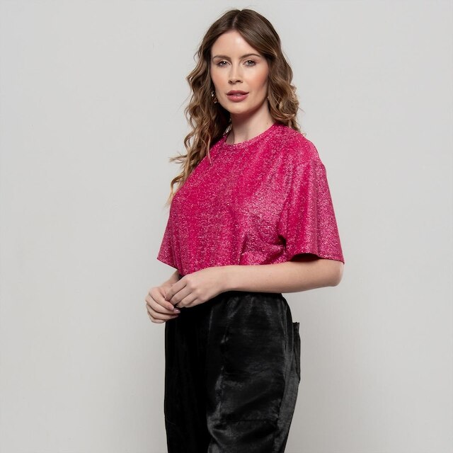Blusa Bisô Lurex