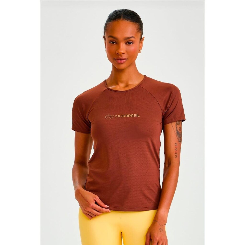 Blusa Caju Brasil NT com Costas Respiráveis - Alta Ventilação