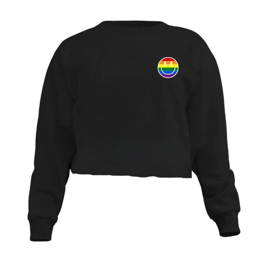 Blusa Calttony Cropped Moletom Lgbt Feminino