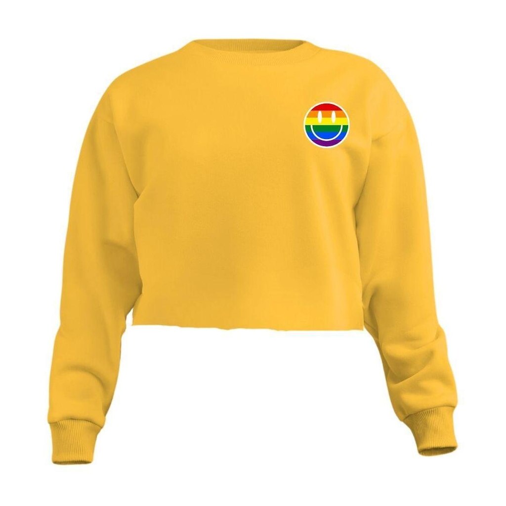 Blusa Calttony Cropped Moletom Lgbt Feminino