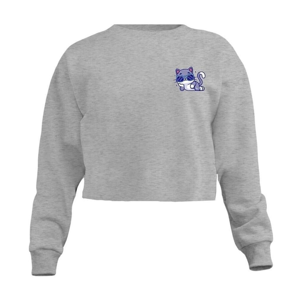 Blusa Calttony Moletom Gato Feminino