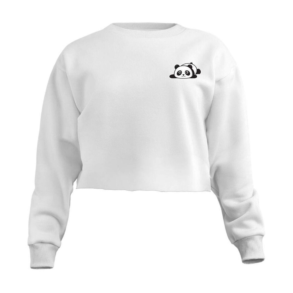 Blusa Calttony Moletom Panda Feminino