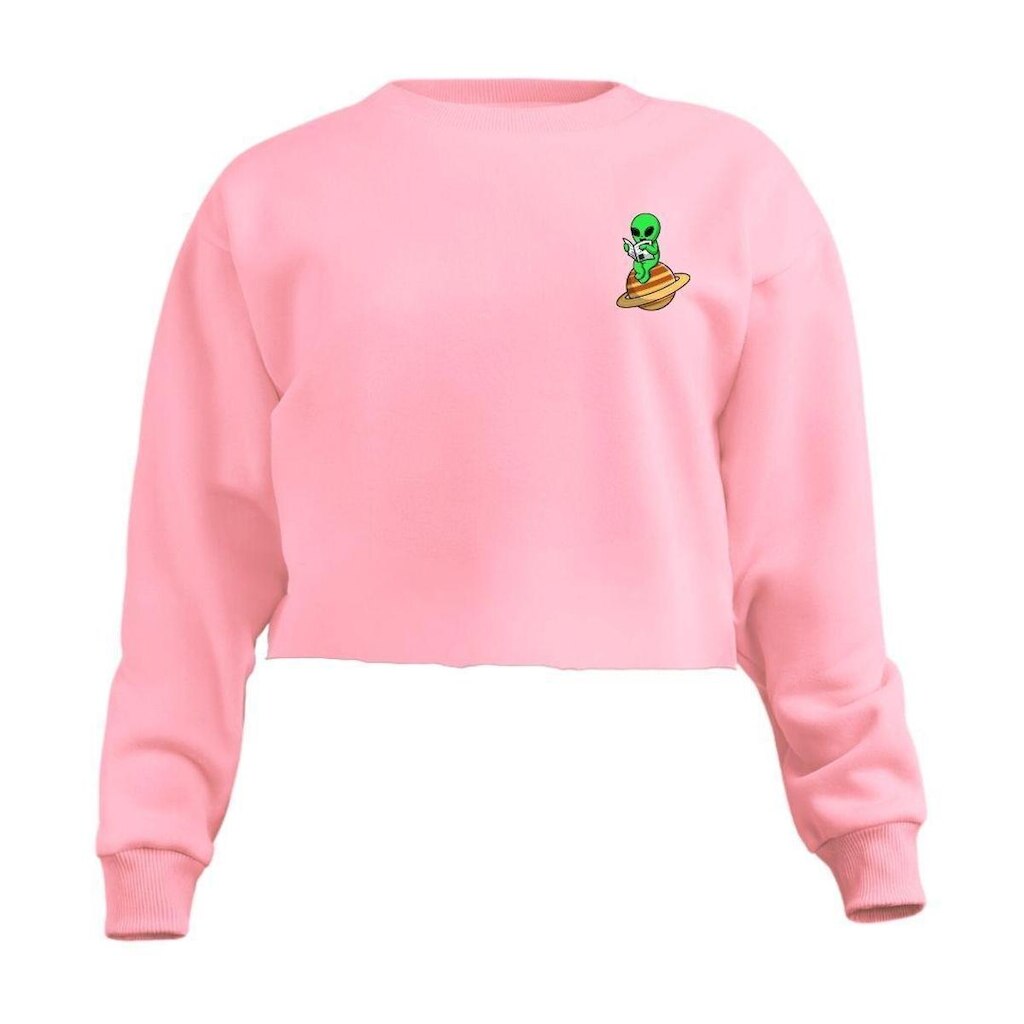 Blusa Calttony Moletom Saturno Et Feminino