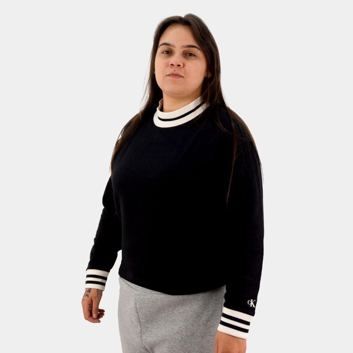 Blusa Calvin Klein Retilinea Feminino
