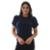 BLUSA CANELADA COM MANGA BUFANTE FEMININO - Azul