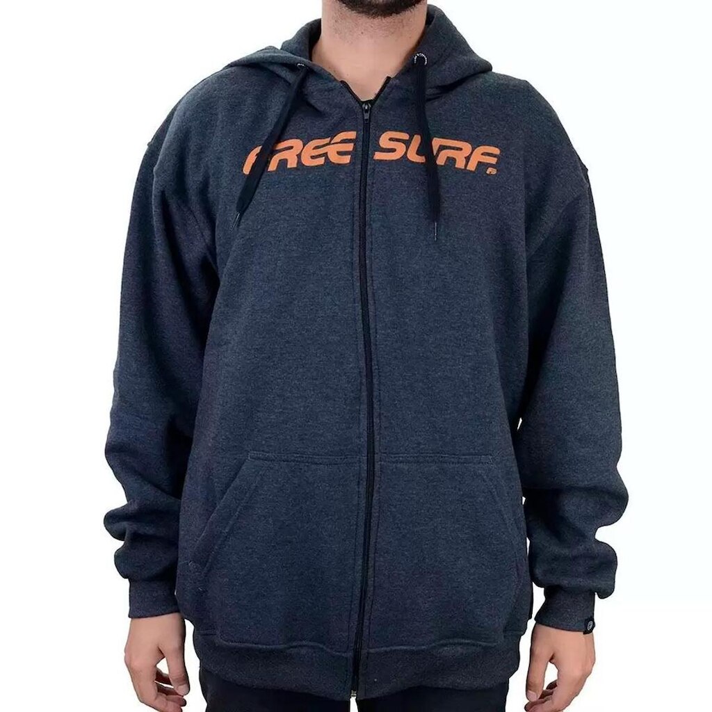 Blusa Canguru Freesurf Big Size Nice Masculino