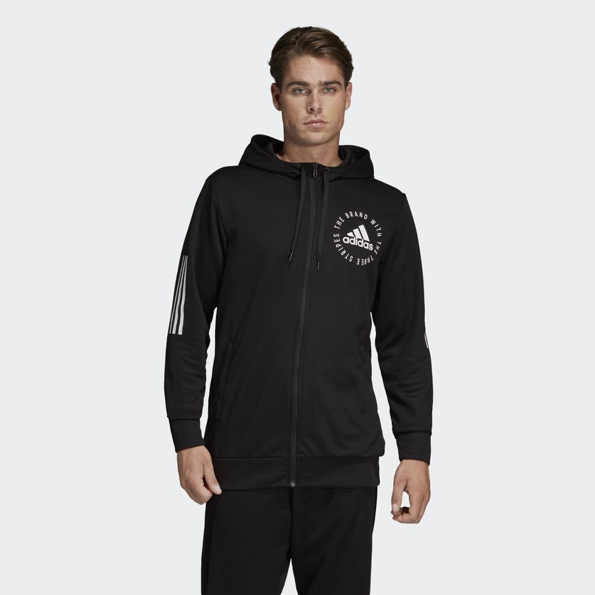 blusa capuz sport adidas