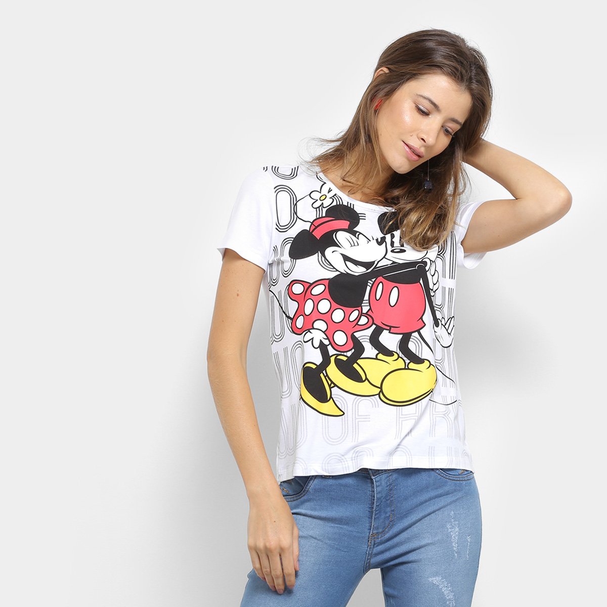 camisa mickey feminina renner