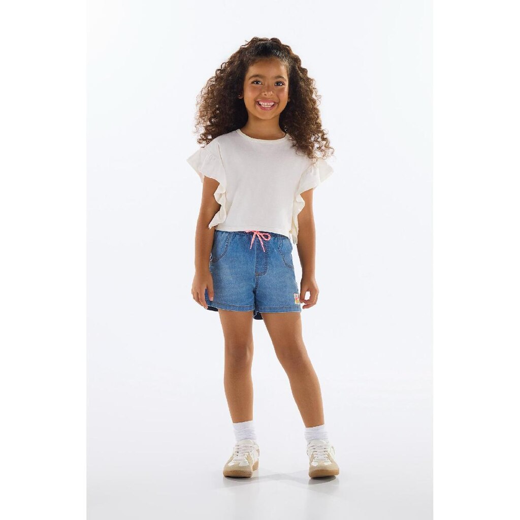 Blusa com Babados para Menina Quimby