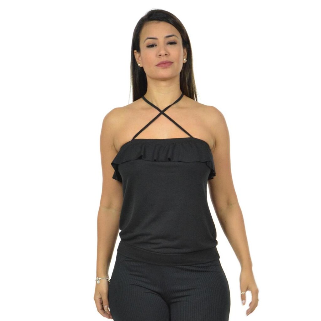 Blusa com Laço e Babado Fenomenal Vermelho G