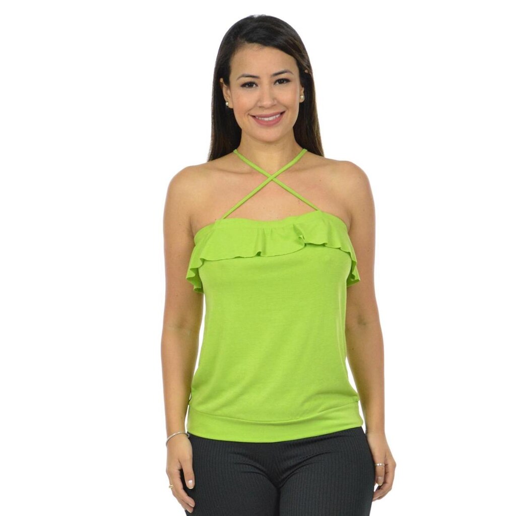 Blusa com Laço e Babado Fenomenal Vermelho G