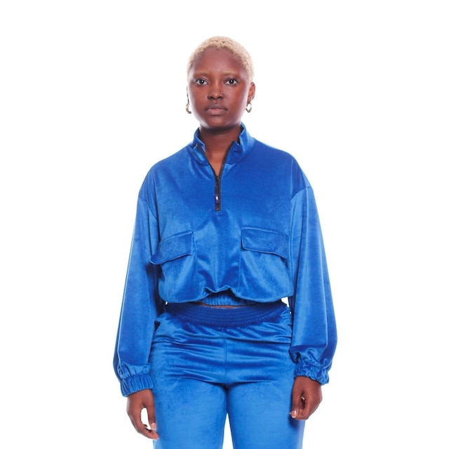 Blusa Cropped Bali Hai Meio Ziper