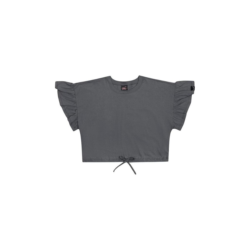 Blusa Cropped Básica em Meia Malha Juvenil Gloss