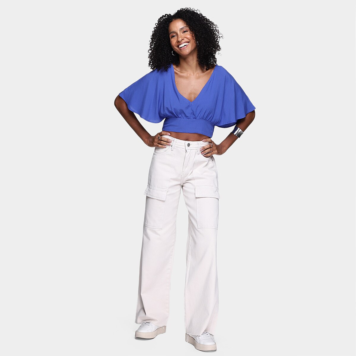 Blusa Cropped Colcci Manga Curta Feminina - 3