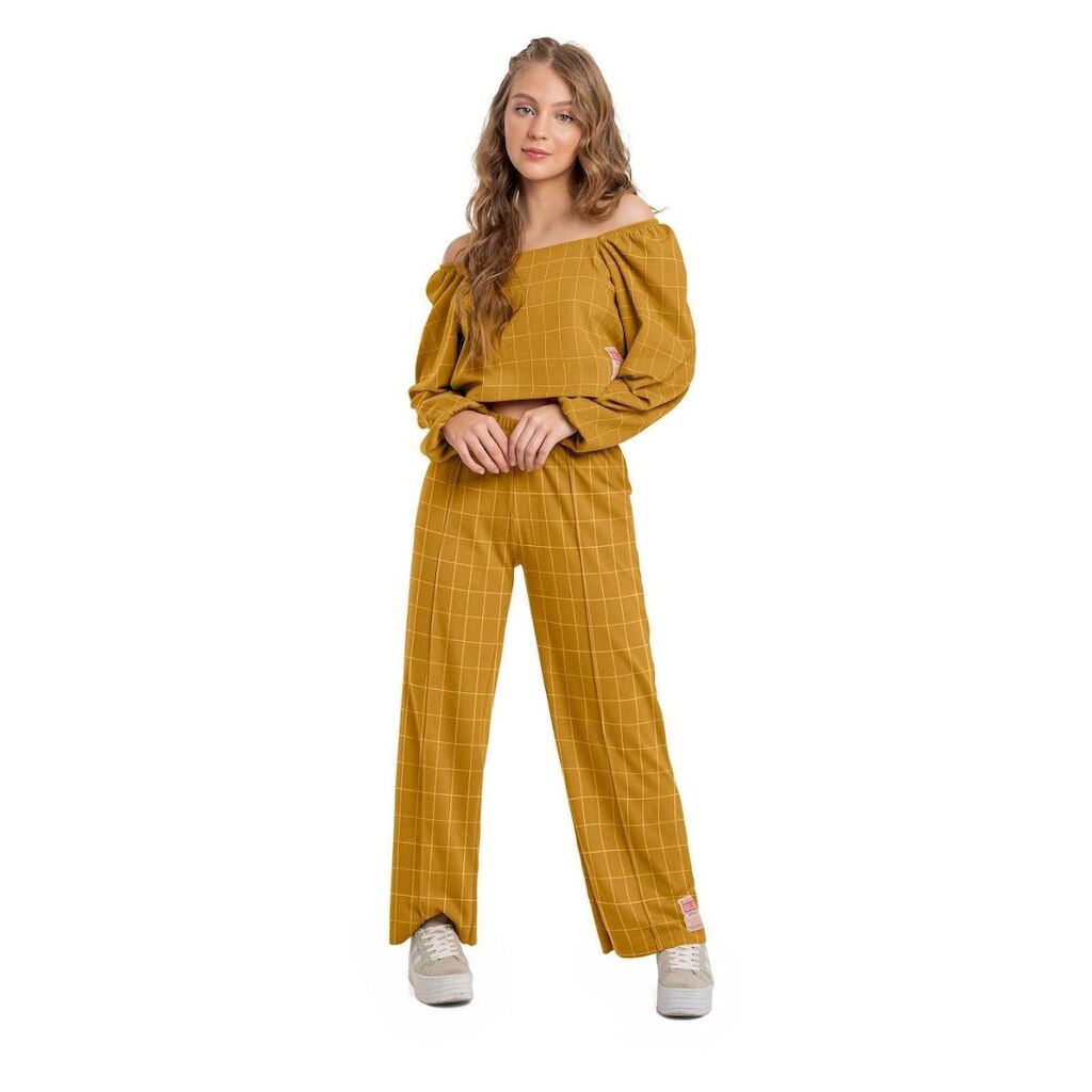 Blusa Cropped em Jacquard Infantil Gloss