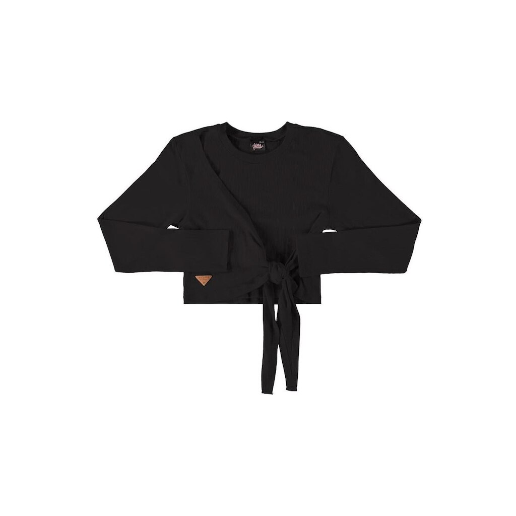 Blusa Cropped em Ribana Juvenil Gloss