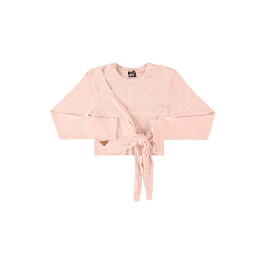 Blusa Cropped em Ribana Juvenil Gloss