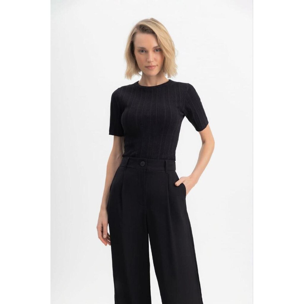 Blusa Cropped Feminina Canelada Essendi