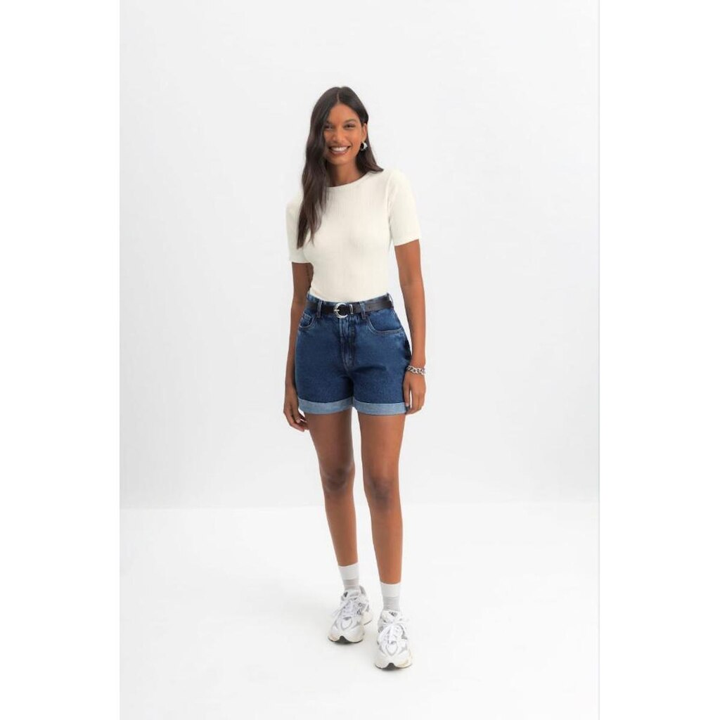Blusa Cropped Feminina Canelada Essendi