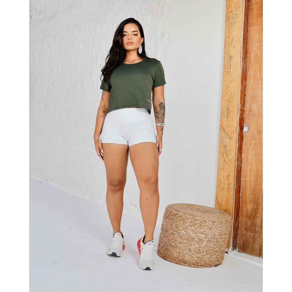 Blusa Cropped Feminina Insanity Follow
