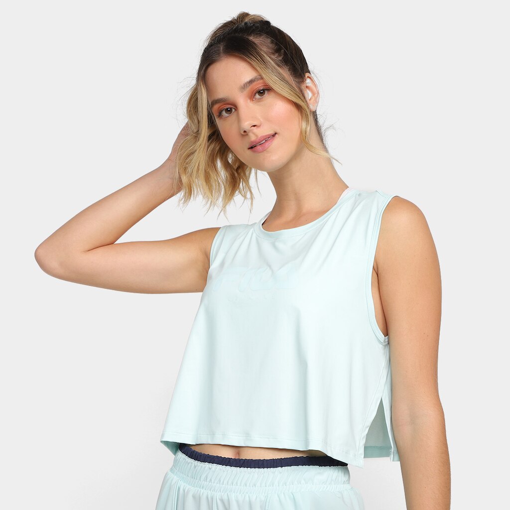 Blusa Cropped Fila Performance Feminina